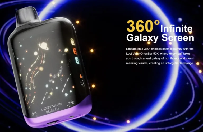 Lost Vape Orion Bar 50K Disposable Vape with Panoramic Galaxy Screen