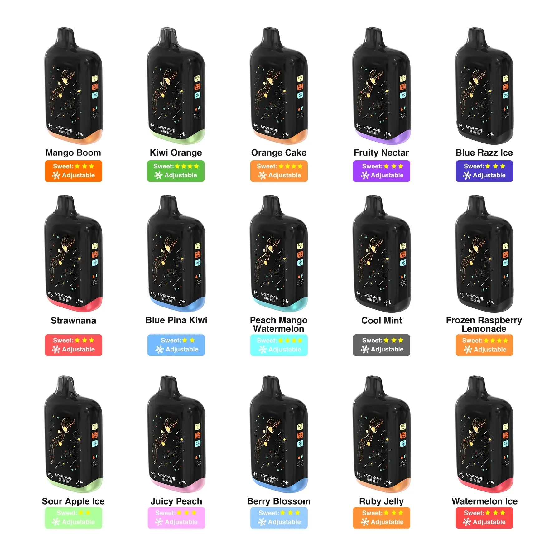 Orion Bar Flavors | Array of Enjoyable Pleasures